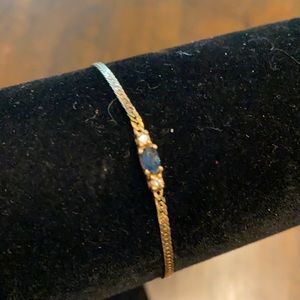 ❌SOLD❌ Genuine saphire/diamond bracelet